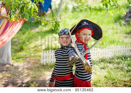 Children Play Outdoors
