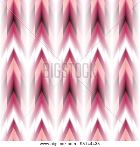 Vector seamless ikat ethnic pattern
