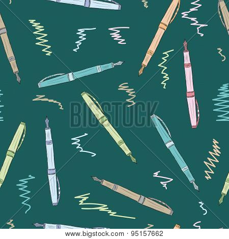 Seamless colored pens