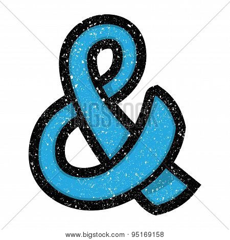 Ampersand vector icon