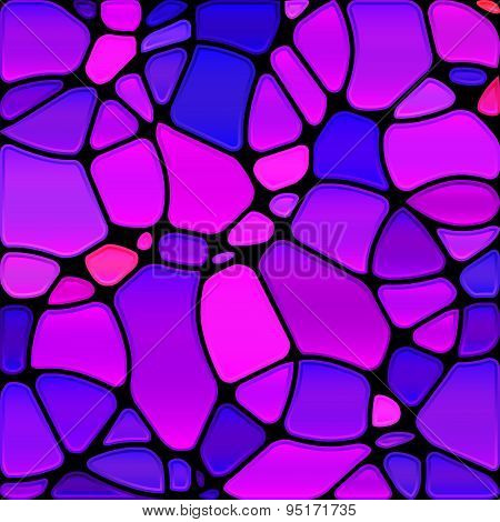 Abstract Stained-glass Mosaic Background