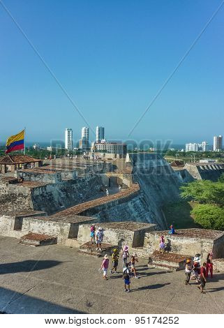 San Felipe De Barajas Fortress Cartagena Colombia