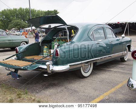 1952 Kaiser Virginian Traveler Car Rear View