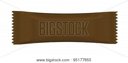Food Blank Package Isolated Over White Background. Vector Illustration