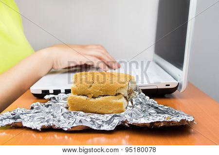Eating At The Work