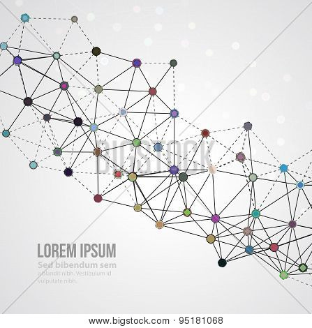 Molecule And Communication Background