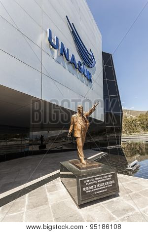 Building Unasur, Union Of South American Nations.