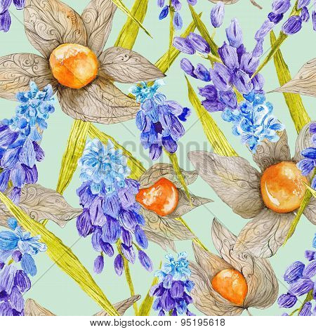 Provence Watercolor Pattern