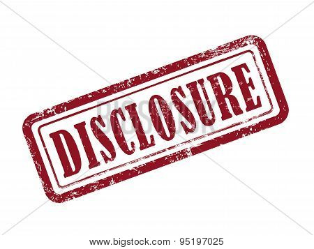Stamp Disclosure In Red