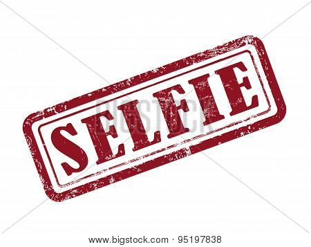 Stamp Selfie In Red