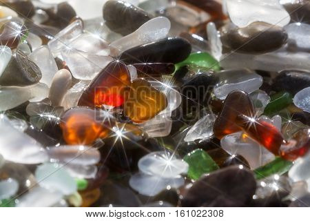 Glass Beach Background