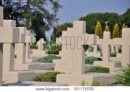 Old Statue In Lychakiv Cemetery In Lviv, Ukraine