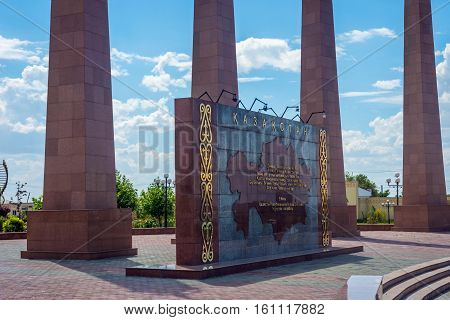 View Over Shymkent Independence Park, Kazakhstan