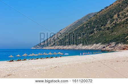 Summer Morning Beach.