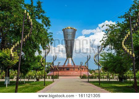 View Over Shymkent Independence Park, Kazakhstan