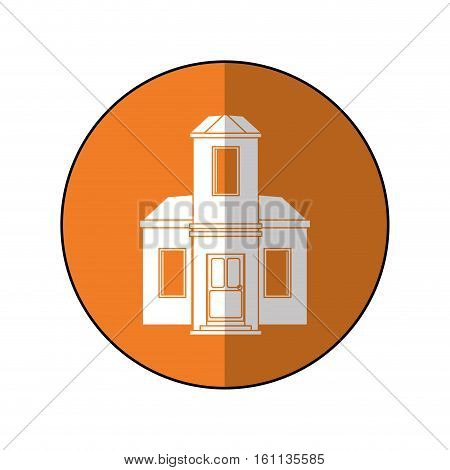 cartoon family house exterior concept vector illustration eps 10