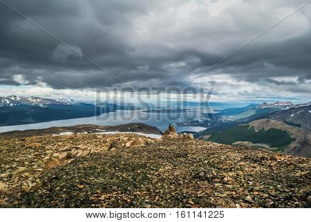Cloudy Sky Above Range