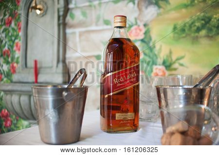 Wroclaw, Poland June 04 2016, Johnnie Walker Blended Scotch Whisky