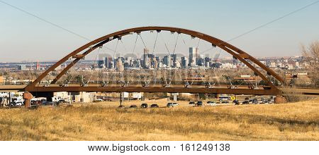 Commuters travel around however they can in Denver