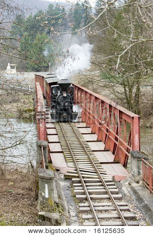 Stoomtrein, Ciernohronska Railway, Slowakije
