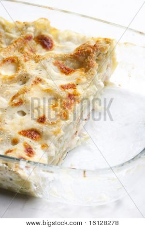 spinazie lasagne met zalm