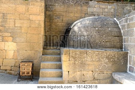 Reservoir In The Naryn-kala Fortress. Derbent
