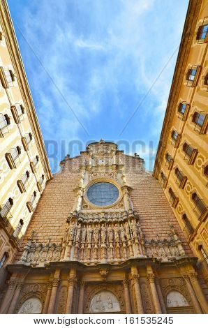 The Benedictine Monastery of Montserrat (Monasterio de Montserrat) is a recognized landmark Spain. Today the monastery is the spiritual centre of Catalonia and a place of pilgrimage. Located Montserrat Monastery high in the mountains at the level of 725 m