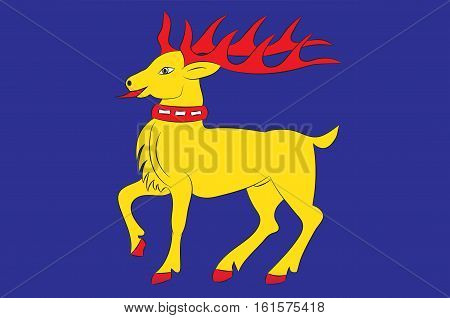 Flag of Oland is the second largest Swedish island and the smallest of the traditional provinces of Sweden
