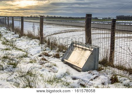 Wildlife Protection Fence Along Dutch Highway