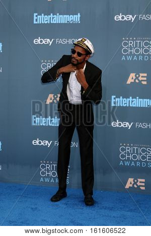 LOS ANGELES - DEC 11:  Lakeith Stanfield at the 22nd Annual Critics' Choice Awards at Barker Hanger on December 11, 2016 in Santa Monica, CA