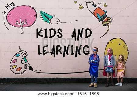 Children Imagination Learning Icon Concept