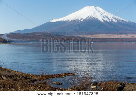Mt.fuji from yamanaka lake