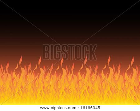 illustrazione vettoriale di fuoco