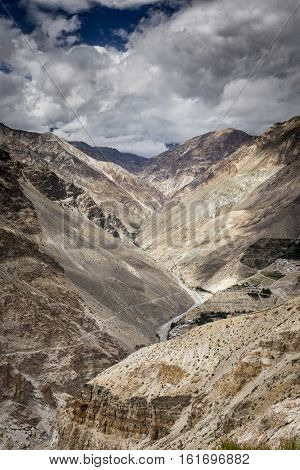 High Himalaya Mountains The Himachal Pradesh Indian