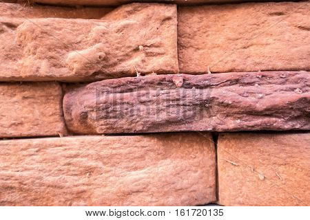 A group of bricks in a construction yard