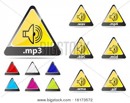 botones de extensión de audio