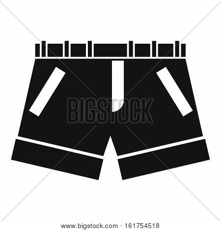 Shorts icon. Simple illustration of shorts vector icon for web