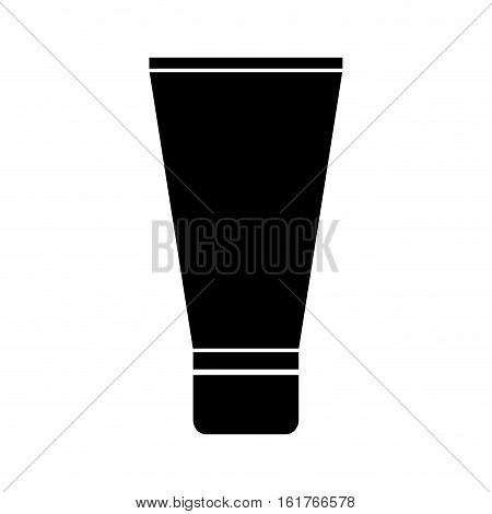 face bb cream icon over white background. makeup concept. vector illustration