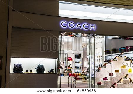 Las Vegas - Circa December 2016: Coach Retail Mall Location. Coach Is An Luxury Fashion Company Base