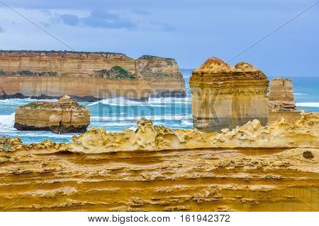 Rock Formations On The Great Ocean Road, Australia