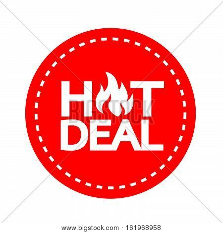 an images of hot deal icon illustration design
