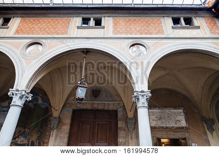 Door Of Basilica Della Santissima Annunziata