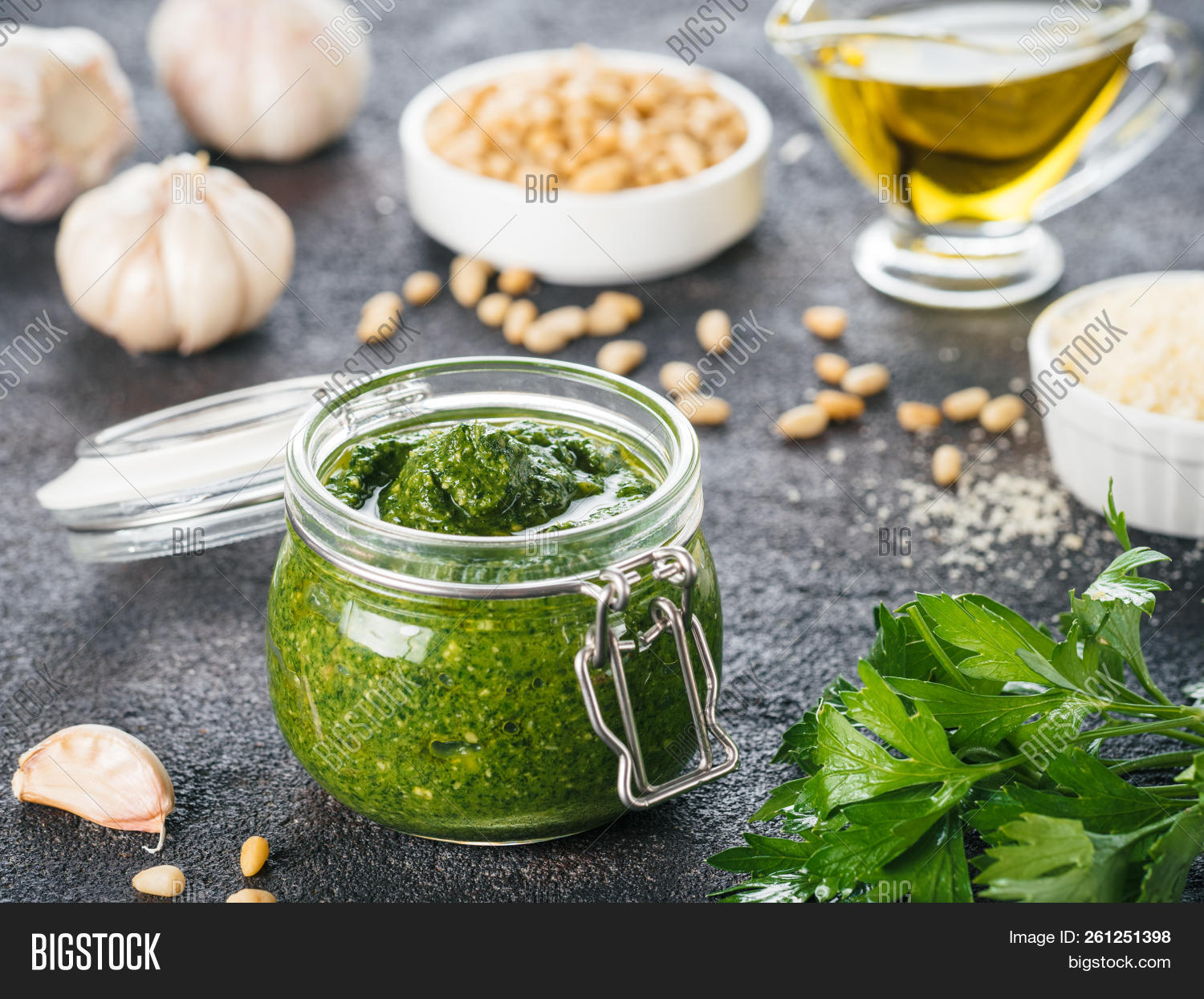 Homemade Parsley Pesto Image & Photo (Free Trial) Bigstock