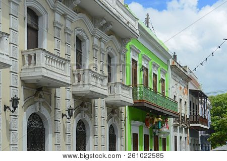 Historic Building On Calle De San Jose Between Calle De La Fortaleza And Calle De Tetuan In Old San 