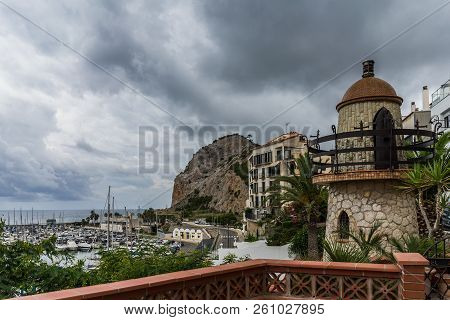 Las Casetas Del Garraf In Sitges, Barcelona, Catalonia.