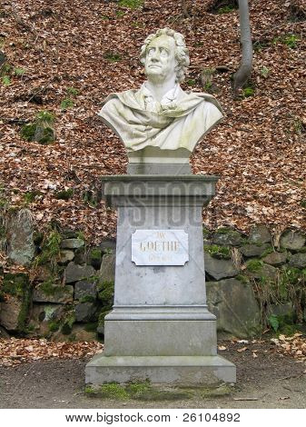 Johann Wolfgang Goethe pomnik, Karlowe Wary, Republika Czeska