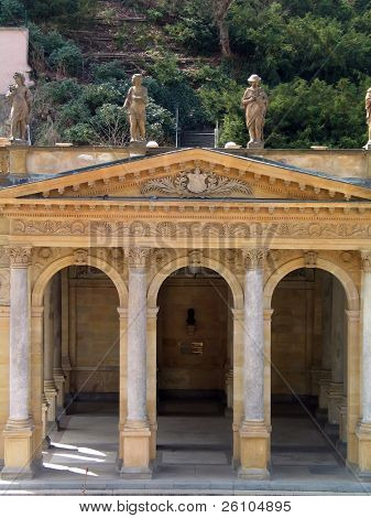 Mill colonnade (Mlynska kolonada), Karlsbad, Tjekkiet