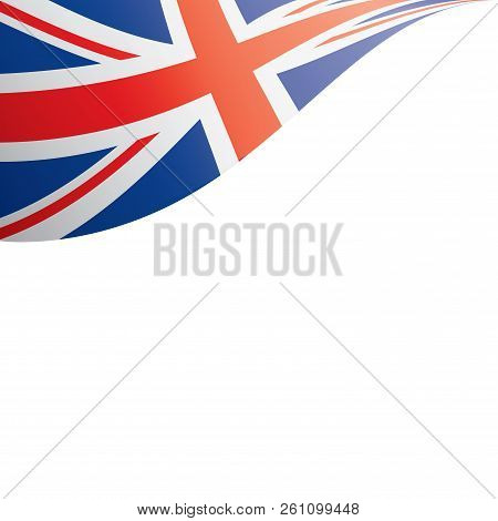 United Kingdom Flag, Vector Illustration On A White Background
