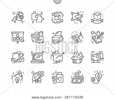 Branding Well-crafted Pixel Perfect Vector Thin Line Icons 30 2x Grid For Web Graphics And Apps. Sim