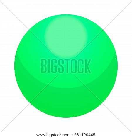 Green Candy Ball Icon. Isometric Of Green Candy Ball Vector Icon For Web Design Isolated On White Ba